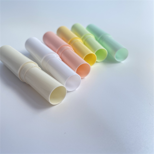 Slim Lip Balm Tube 3.5g Empty Plastic Lip Lipstick Cosmetic Container With Caps