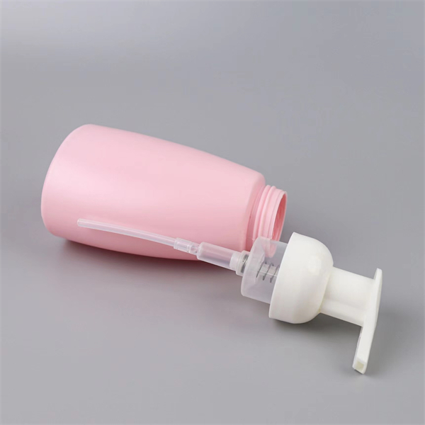 300ml PE Foam Soap Pump Dispensers Bottle Set Empty Oval Foam Pump Bottle