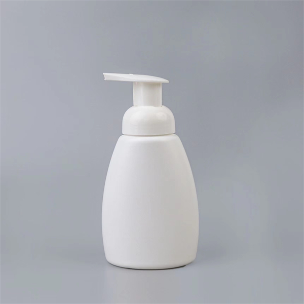 300ml PE Foam Soap Pump Dispensers Bottle Set Empty Oval Foam Pump Bottle