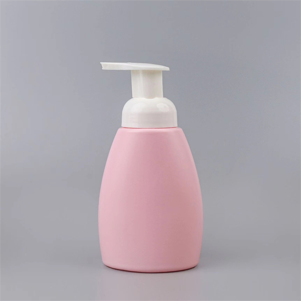 300ml PE Foam Soap Pump Dispensers Bottle Set Empty Oval Foam Pump Bottle