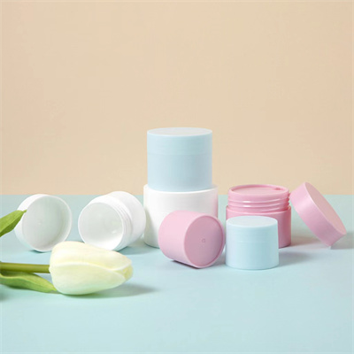 What materials for making cosmetic cream jars are commonly used to?