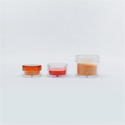 3g/5g Mini Round Empty PS Plastic Jar,Mixed Colors Cosmetic Cream Empty Eye Box Jar with Screw Cap 