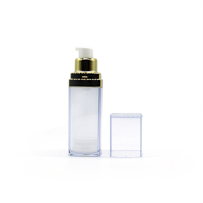 0.5oz Skin Cream Bottle Square Airless Pump cosmetic lotion serum bottle 