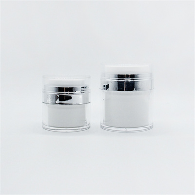 Acrylic Cosmetic 15g 30g 50g Vacuum pump container Double-layer Cream Jar for Personal Care