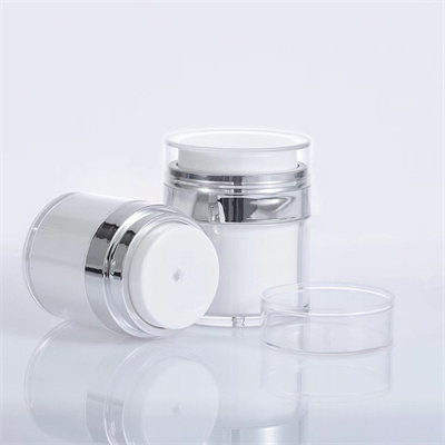 Clear Acrylic Cosmetic Vacuum Jar