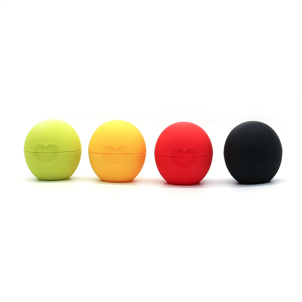 7g Lip Balm Container Round Ball Matte Lipstick Packaging