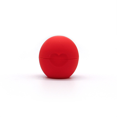 7g Lip Balm Container Round Ball Matte Lipstick Packaging