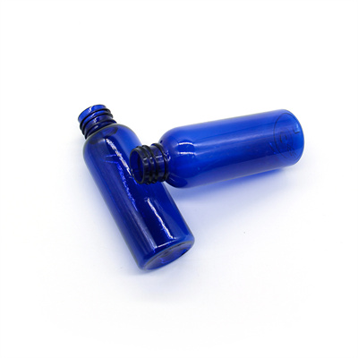 4oz Blue PET Bottles Plastic Bottles with Spray and Lotion