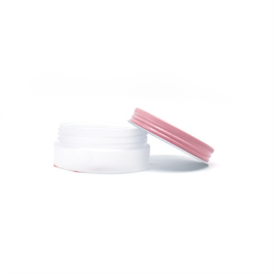 Wide Mouth Plastic Jars With Lids Empty Matte Clear PET Plastic Container 