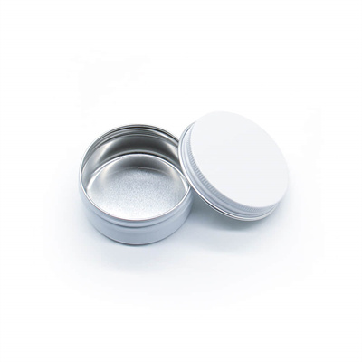 Wholesale Aluminum Tin Metal Round Jar with Screw Lids