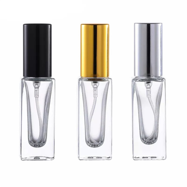 Luxury Clear Square Perfume Bottle 30ml 50ml 100ml Empty Glass Perfume Bottles