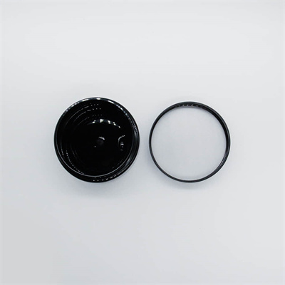 Plastic Cosmetic Jars Screw Top Variety Sizes Black cosmetic jars with Lids