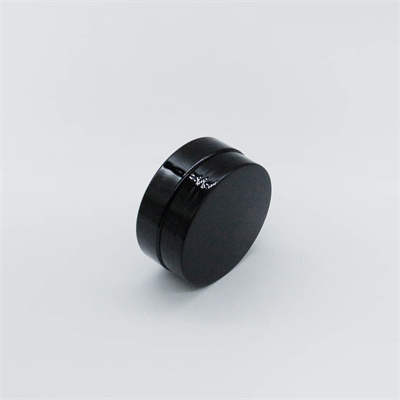 Plastic Cosmetic Jars Screw Top Variety Sizes Black cosmetic jars with Lids