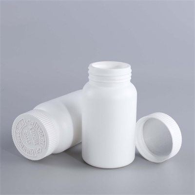 Empty Pill Bottle Medical Capsule100ml 150ml Plastic packaging bottle with Screw Cap