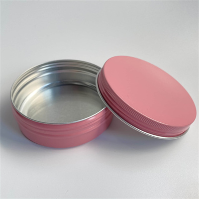 aluminum cosmetic jar