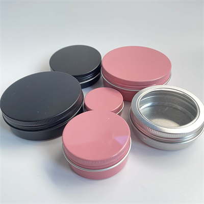 aluminum cosmetic jar