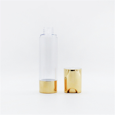 Empty Gold Electroplate Plastic Bottle Airless Pump 2025 Style