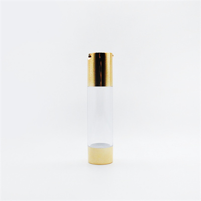 Empty Gold Electroplate Plastic Bottle Airless Pump 2025 Style