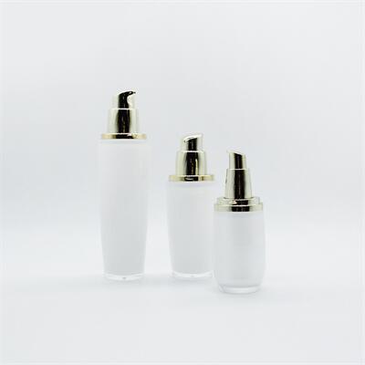 Wholesale 30/50/100ml Empty Skin Care Packaging Pearl White 