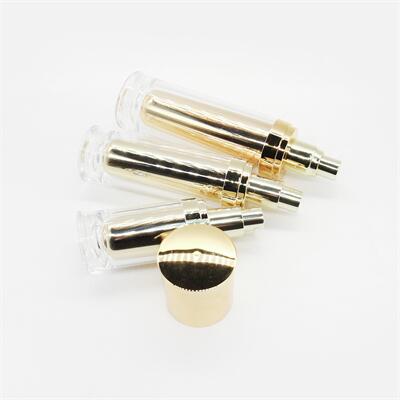 Gold Silver Luxury skincare bottles 30ml 50ml 80ml 2025 Style 